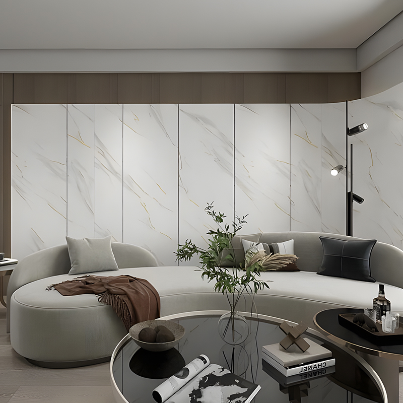อพาร์ทเมนต์ห้องนั่งเล่น Accent Wall PET Transfer Film